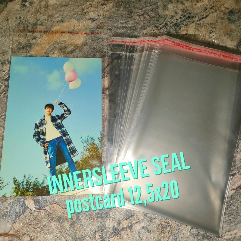 Innersleeve Plastic OPP SEAL / Adhesive POSTCARD ALBUM KPOP 12.5X20 ...