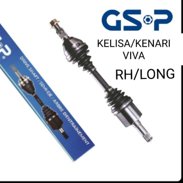 KELISA KENARI VIVA , VIVA ELITE DRIVE SHAFT RIGHT KANAN RH/LONG GSP