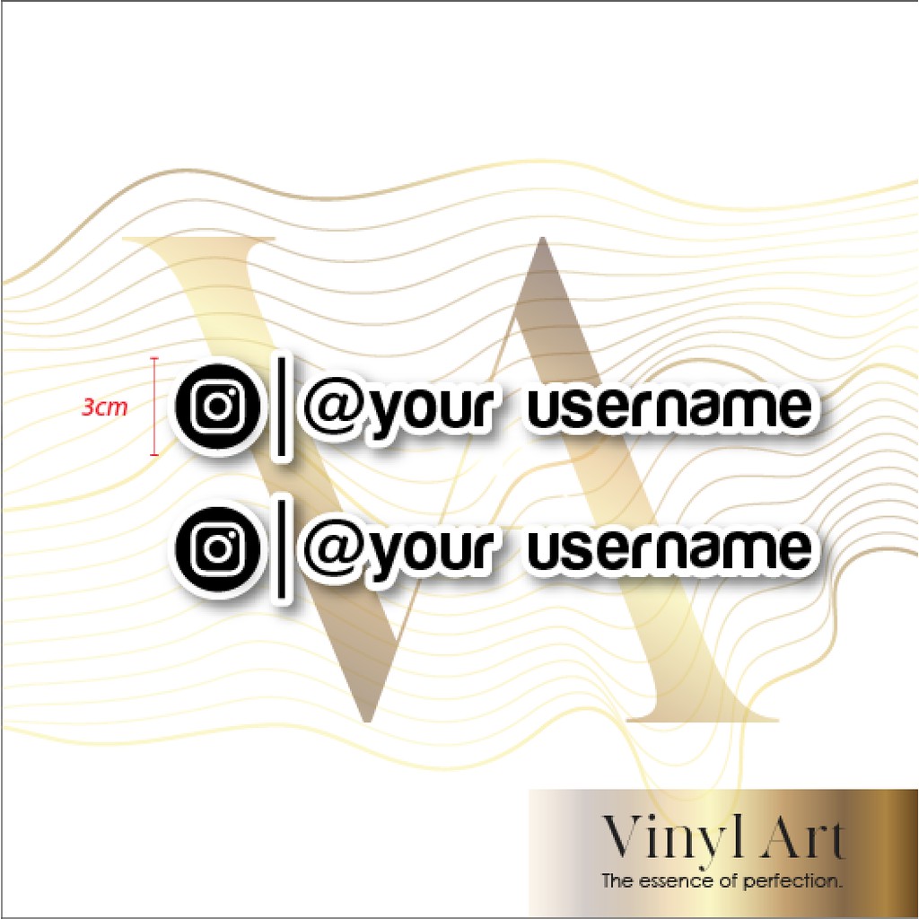 Vinyl_Art Fun Sticker Media Social INSTAGRAM/ Facebook Decal Vinyl ...