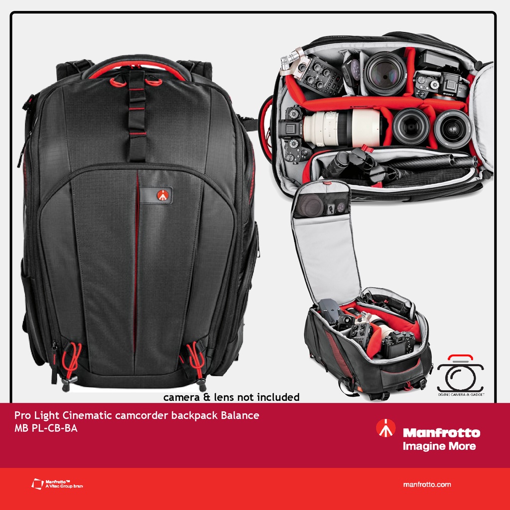 Manfrotto pro light outlet cinematic backpack