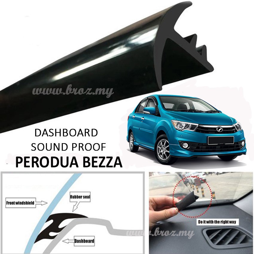 Perodua Bezza T Shape Car Sound Insulation Sound Proof Rubber | Shopee ...