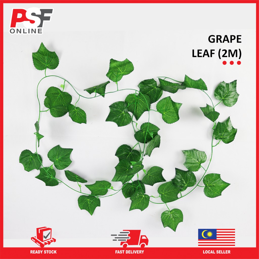 [NEW] 2 METER Artificial Leaf Vine Wall Decoration Daun Hiasan Tiruan