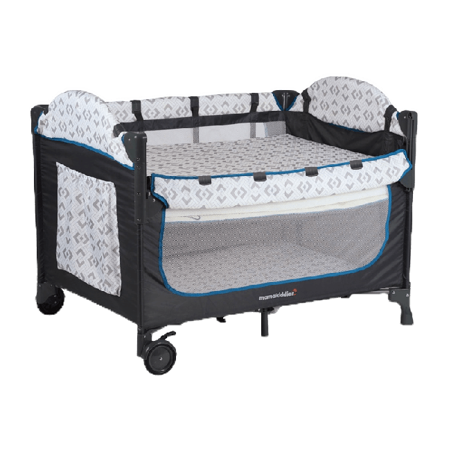 Mamakiddies Baby Cot 2 Level Portable Bed Playpen Travel Cot