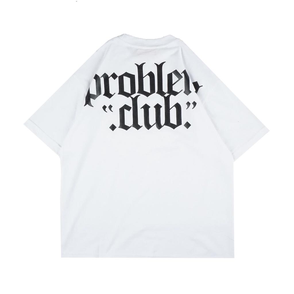 Problem Club - Oversize Scalle White | Shopee Malaysia