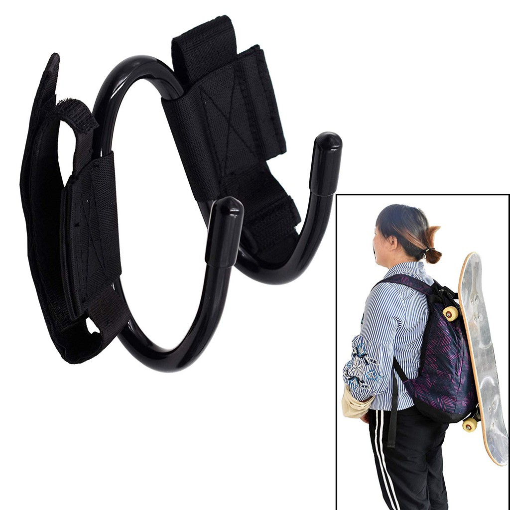 Skateboard shop backpack hook