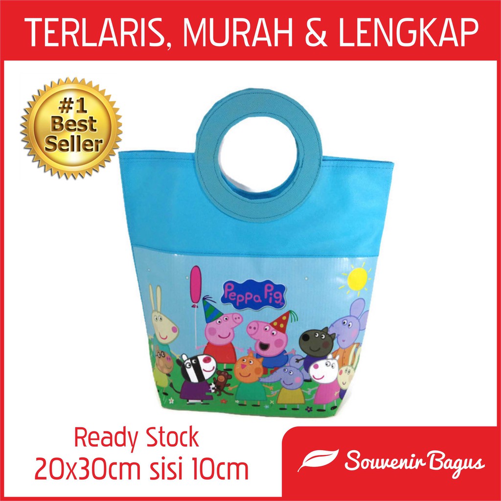 Peppa Pig Children's Birthday Bag Souvenir Bag Goodie Bag Pepa Pig