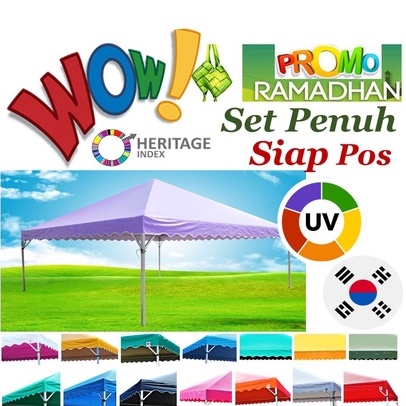 Harga canopy 20x20 sale