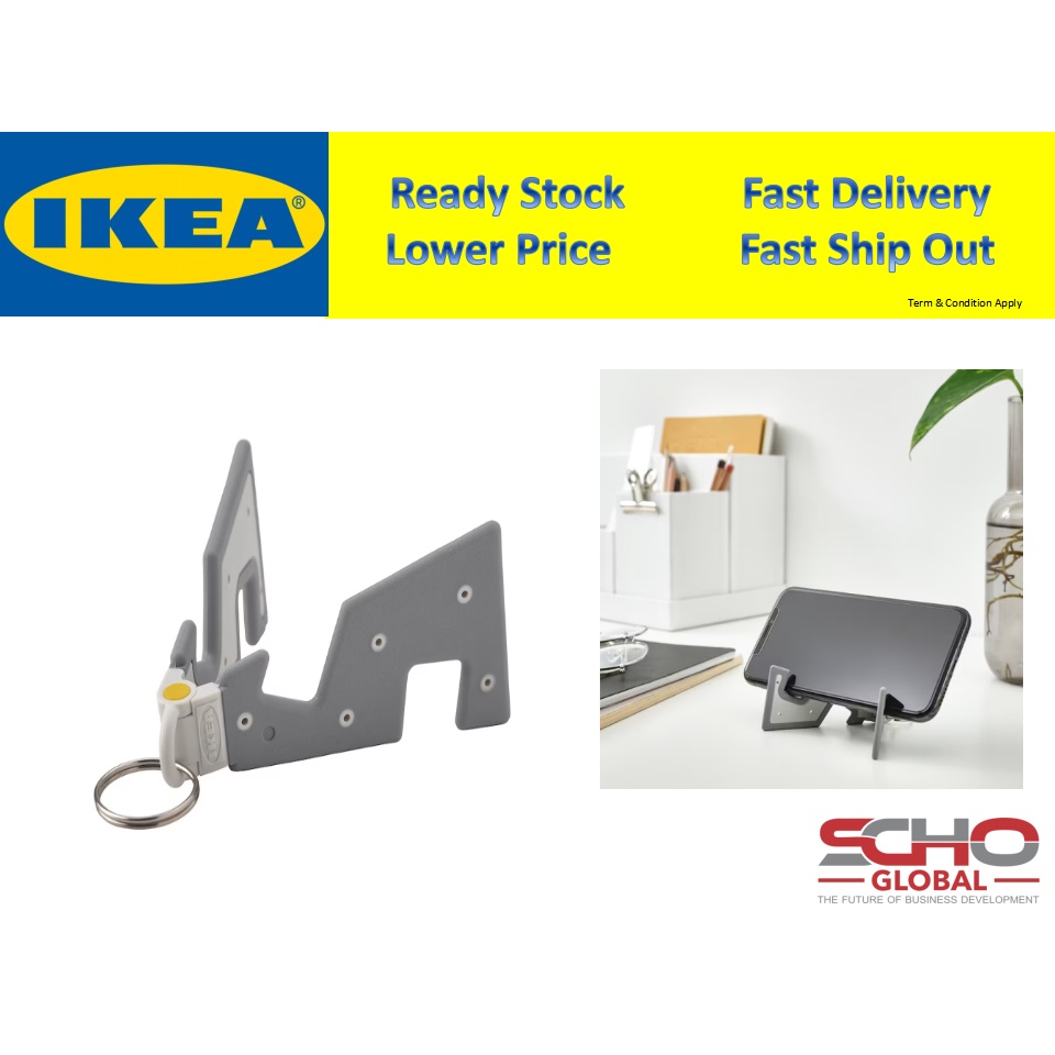 IKEAYUPPIENALLE Holder for mobile phone, grey Shopee Malaysia
