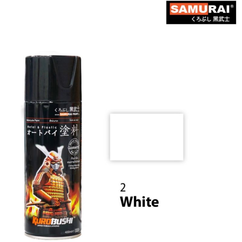 SAMURAI STANDARD COLOUR 2 WHITE 400ML | Shopee Malaysia