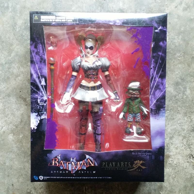 Original Square Enix Play Arts Kai Harley Quinn Batman MISB | Shopee ...