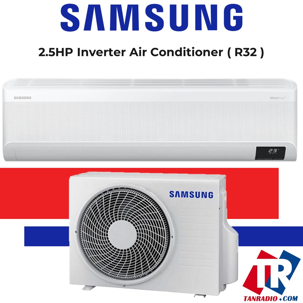 Samsung ( AR10BYFAMWKNME ) 1.0 HP R32 Inverter WindFree Deluxe Air