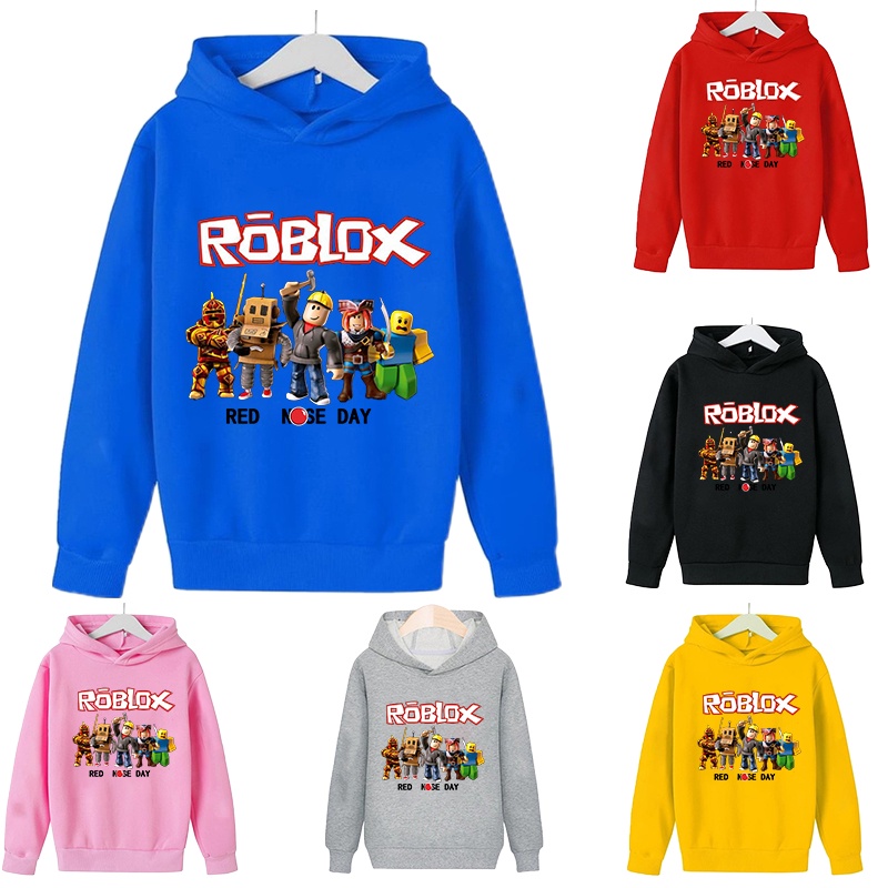 Ready Stocks ROBLOX 3-16Y Boy/girl Casual Hoodie Set Trend Cartoon ...