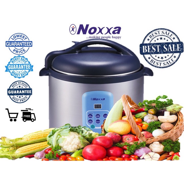 Noxxa Electric Multifunction Pressure Cooker | Shopee Malaysia