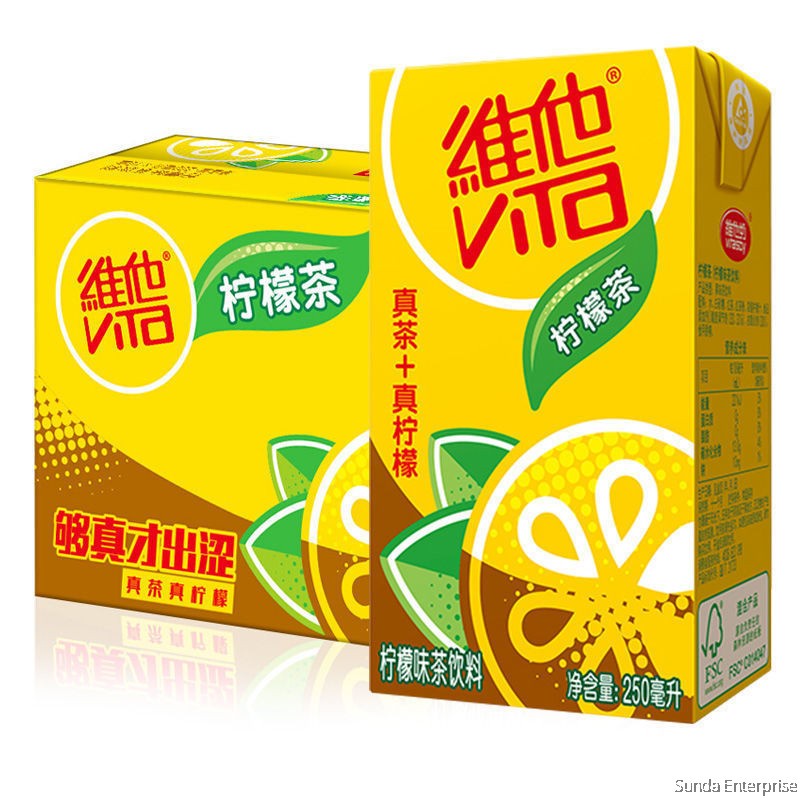 6x 250ml VITA Lemon Tea#VTL【维他柠檬茶】Hong Kong Vita Lemon Tea Drinks ...