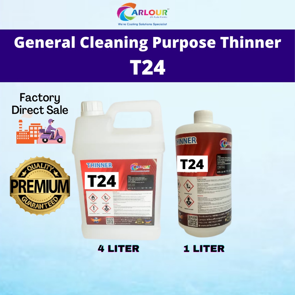 GP Thinner General Purpose T24 Washing Cleaning Mixing Paint CARLOUR