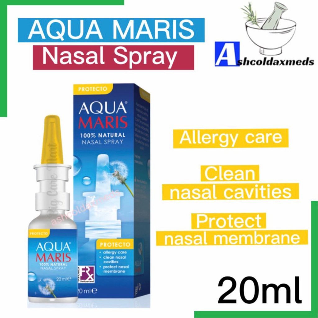 AQUA MARIS AQUAMARIS NASAL SPRAY PROTECTO 20ML(EXP07/2024) | Shopee ...