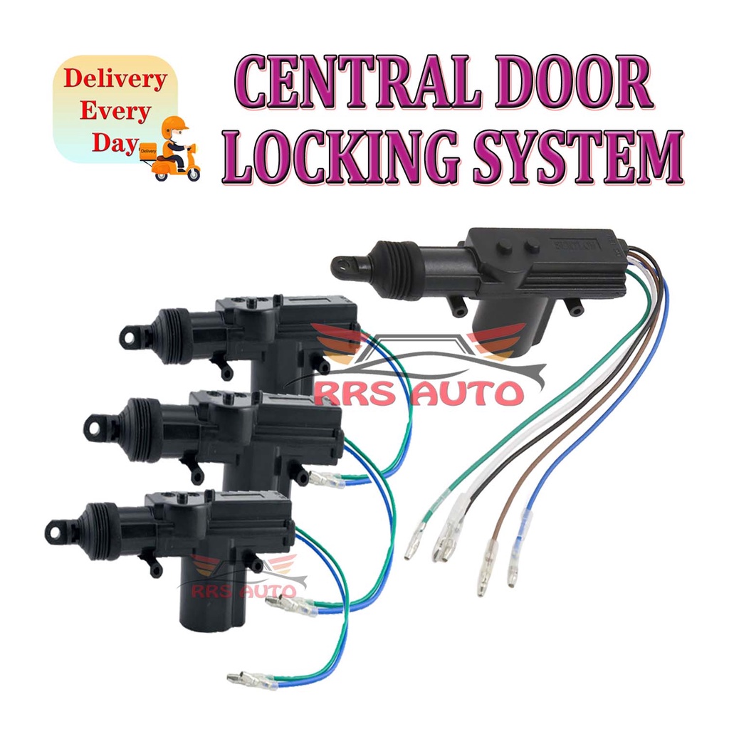 Car Central Locking System Full Set Wire Automatic Power Door Lock ...