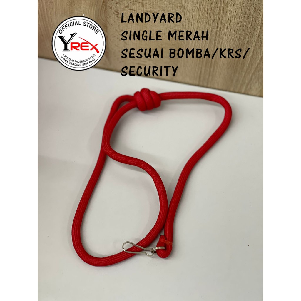 Landyard Merah KRS/Security (Single) | Shopee Malaysia