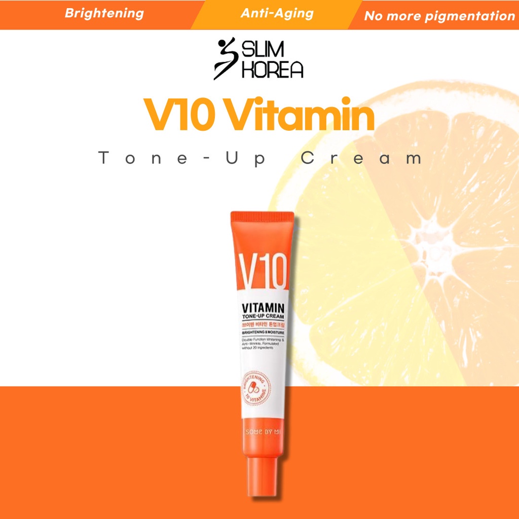 Some By Mi V10 Vitamin Tone Up Cream 50ml Korean Facial Care Shopee