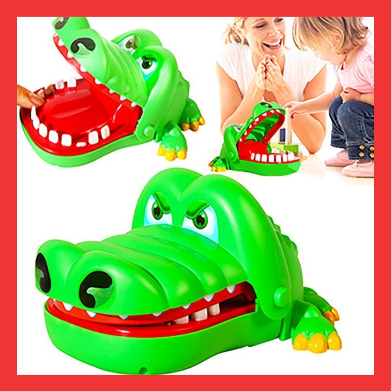 Funny Toy Crocodile Dentist Toys Gift Mainan Buaya Gigit Permainan ...