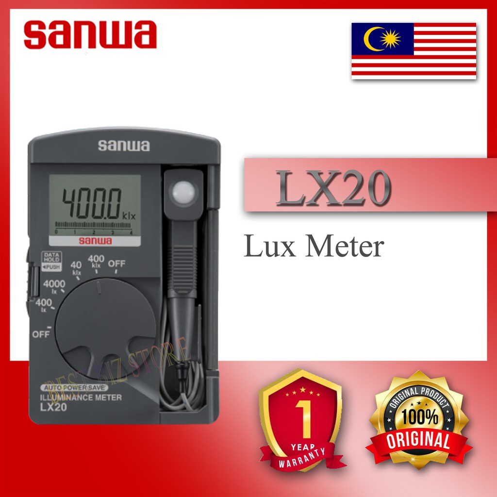 Sanwa LX20 LUX Meter | Shopee Malaysia