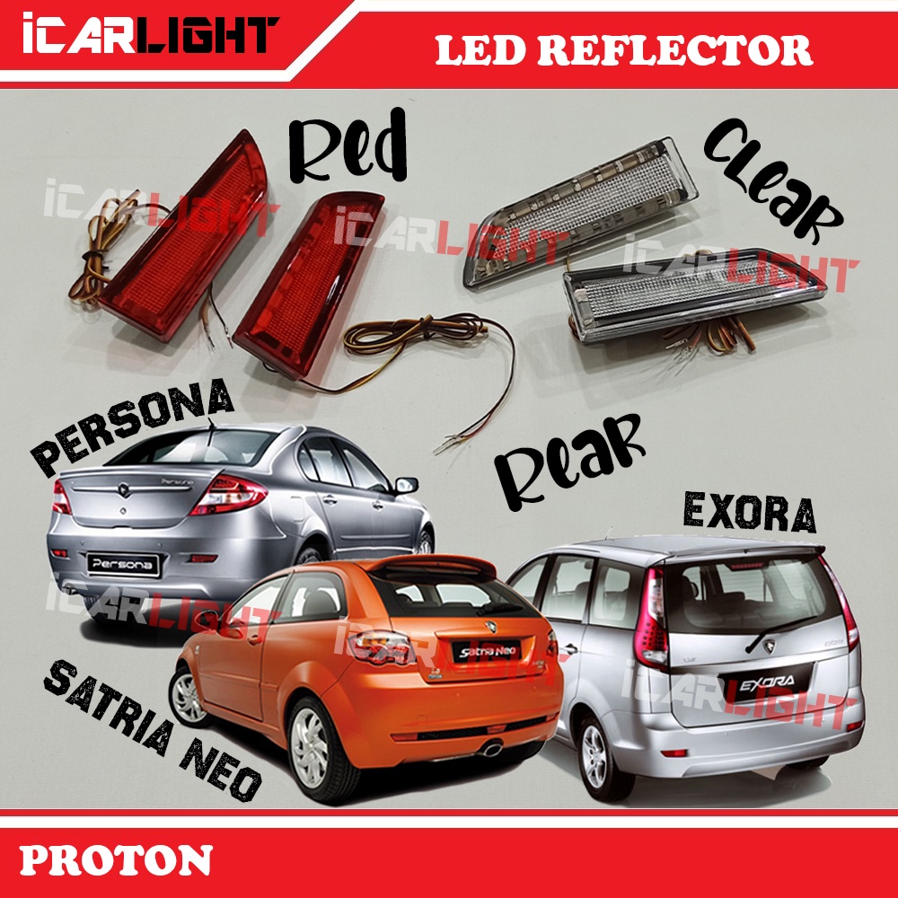 Proton Exora Satria Neo Gen2 Gen 2 2003 Persona 2005 Rear Bumper Led ...