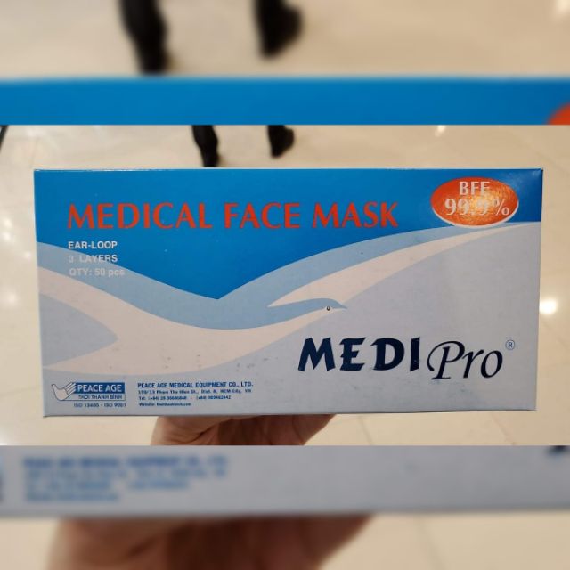 MediPro Medical Face Mask 3ply with box Shopee Malaysia