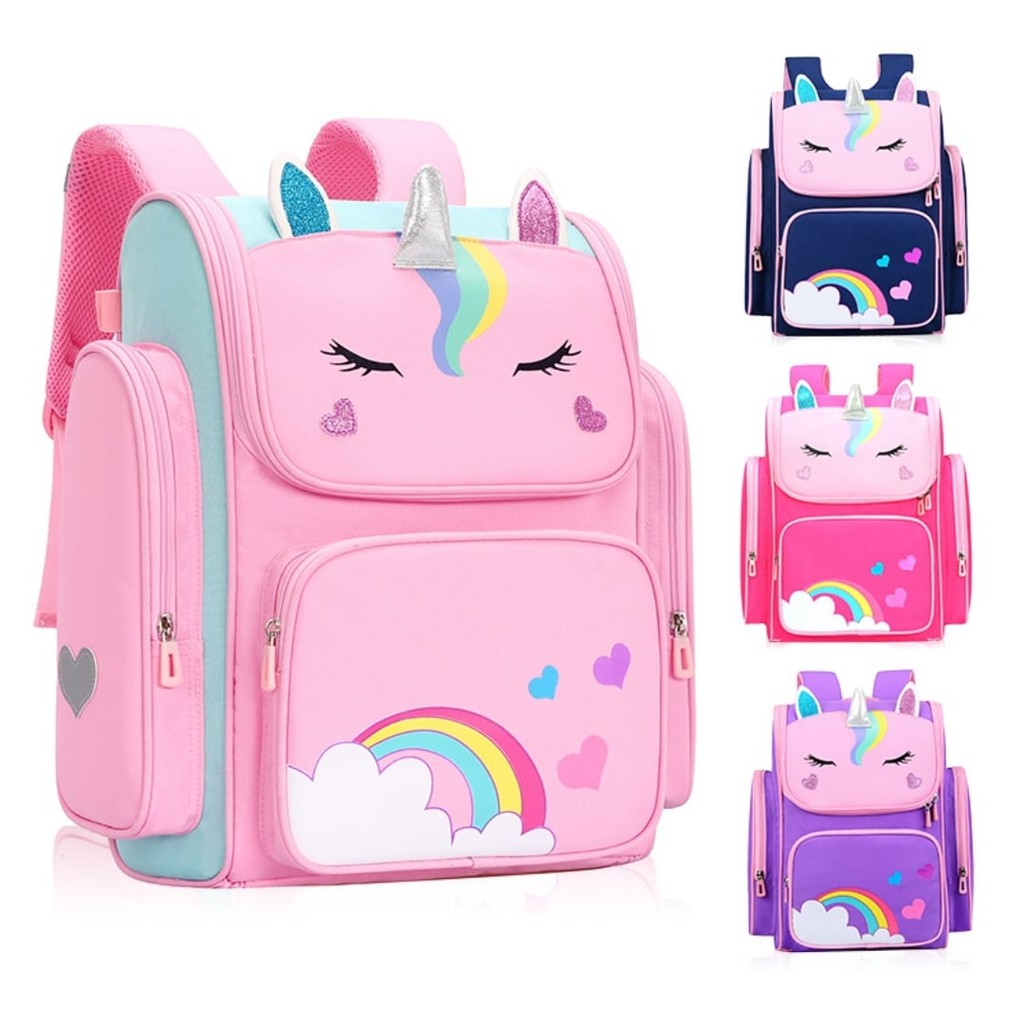 Beg sekolah unicorn shopee sale