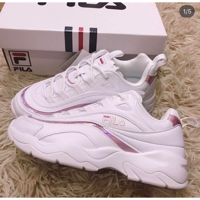 Fila ray best sale pink