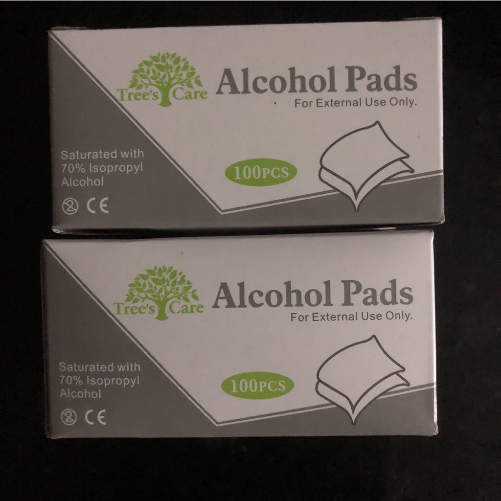 Tree's Care Alcohol Swabs [70% Isopropyl Alcohol] 100s | Shopee Malaysia