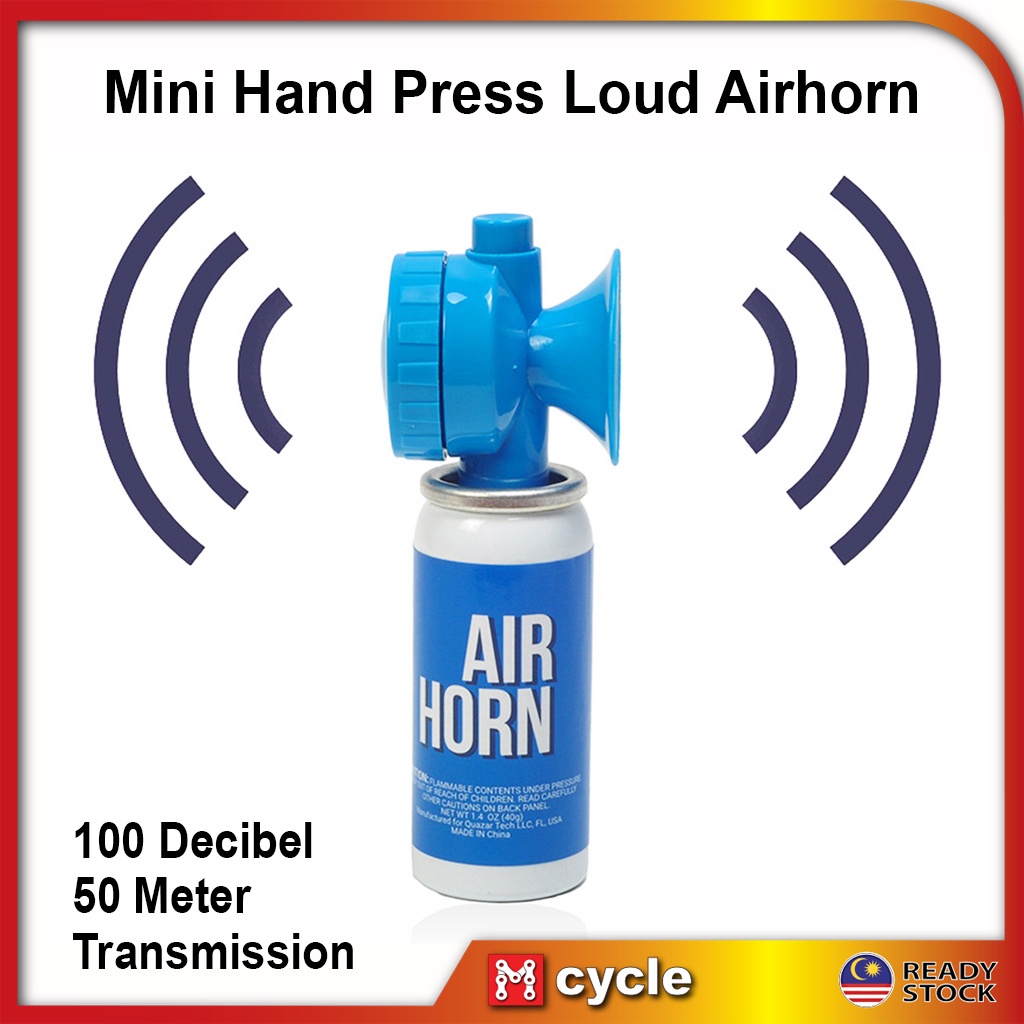 Handheld Mini Push Air Pump Loud Horn Game Events Speaker for Outdoor