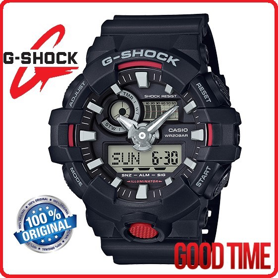 CASIO ORIGINAL G SHOCK GA 700 1A ANALOG DIGITAL MEN S WATCH GSHOCK ORIGINAL G SHOCK ORIGINAL JAM TANGAN LELAKI CASIO ORI