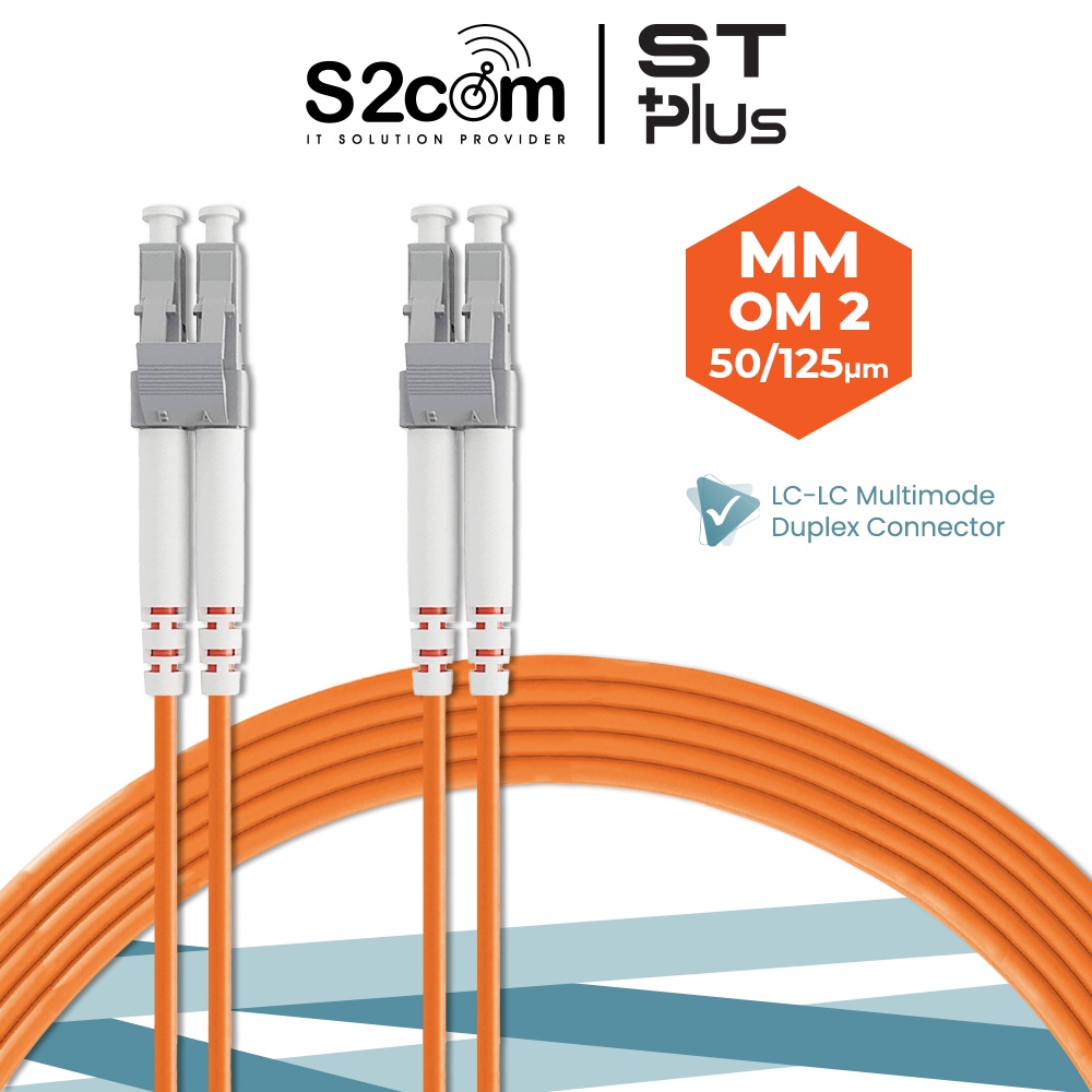 LC-LC 50/125 OM2 Multimode Duplex Fiber Optic Patch Cable 3M 5M 10M 15M ...