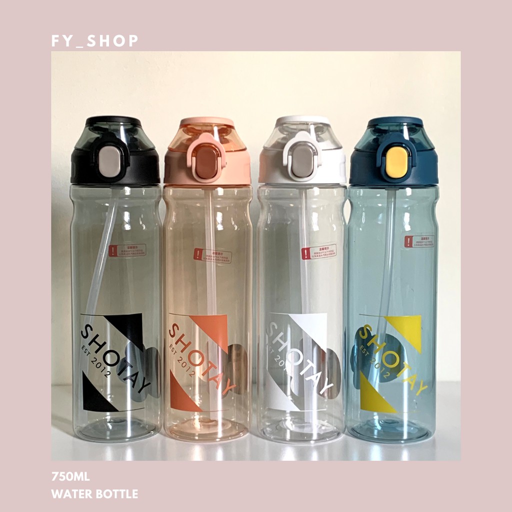 🇲🇾[Ready Stock] WATER BOTTLE | 750ml Water Bottle (BPA FREE) 750 毫升BPA ...