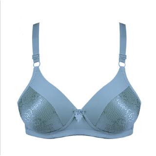 Wireless Bra Large Size 36-42 B Full Cup Seamless Embroidered