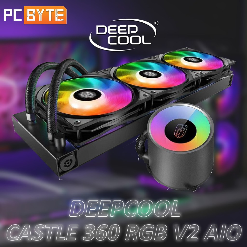 DEEPCOOL Castle 360 RGB V2 AIO CPU Liquid Cooler Shopee Malaysia