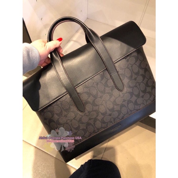 Coach Hamilton Portfolio Brief in Signature Canvas