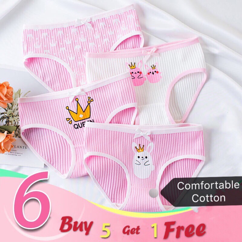 6pcs / lots Baby Soft Underwear Panties Girl Boy Cute Cartoon Underwear  Teenage Briefs Comfortable Panties