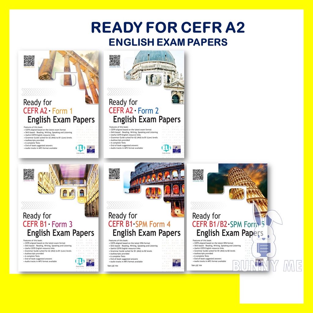 READY FOR CEFR ENGLISH EXAM PAPERS - FORM 1 , FORM 2 , FORM 3 , FORM 4 ...