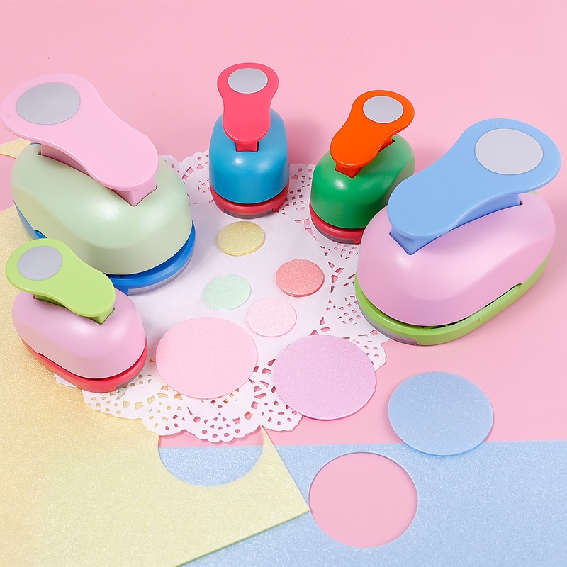 25/50mm Craft Hole Circle Punch Tool / Handmade Scrapbook Paper Puncher