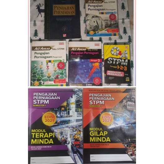 Teks Pra-U STPM Pengajian Perniagaan STPM Penggal 1.2.3 (preloved /2nd ...