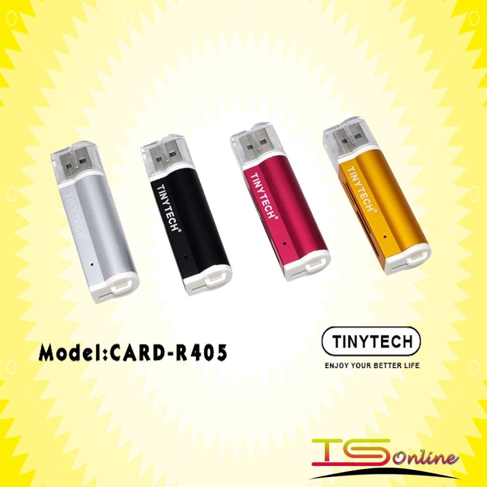 Tinytech USB 2.0 High Speed Flash Card Reader/Writer R405 Shopee Malaysia