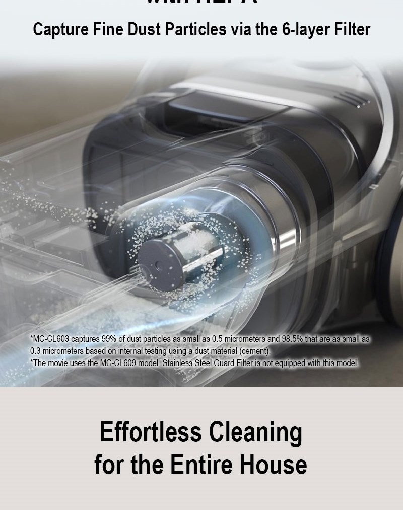 PANASONIC MC-CL603 1800W CYCLONE BAGLESS CANISTER VACUUM CLEANER WITH HEPA FILTER MC-CL603GV47 | Shopee Malaysia