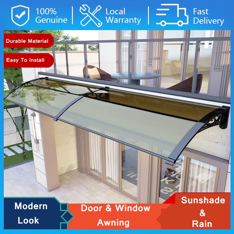 Door Awning Canopy Rain Protections Courtyard Awning UV Sunshield ...