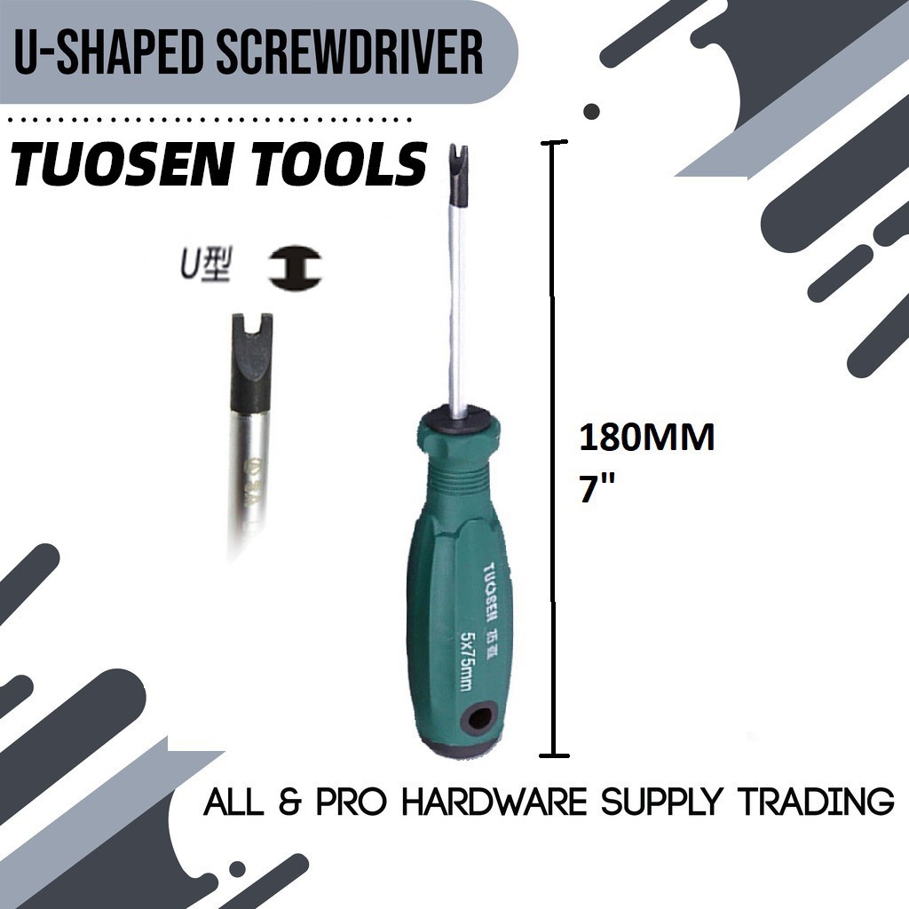 TUOSEN U-SHAPED Special Screwdriver U | Shopee Malaysia