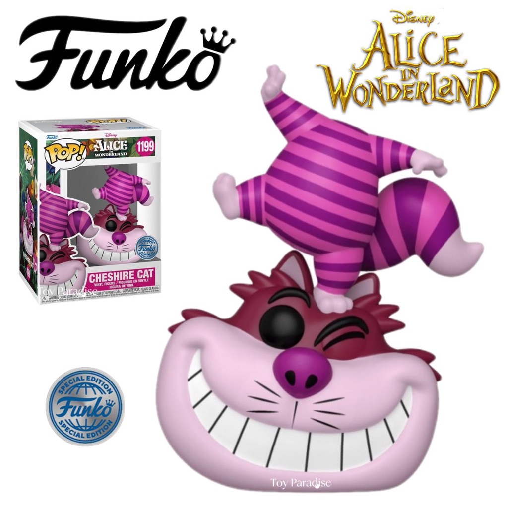 Special Edition Original Funko Pop Vinyl Figure Cheshire Cat No Disney Alice In Wonderland