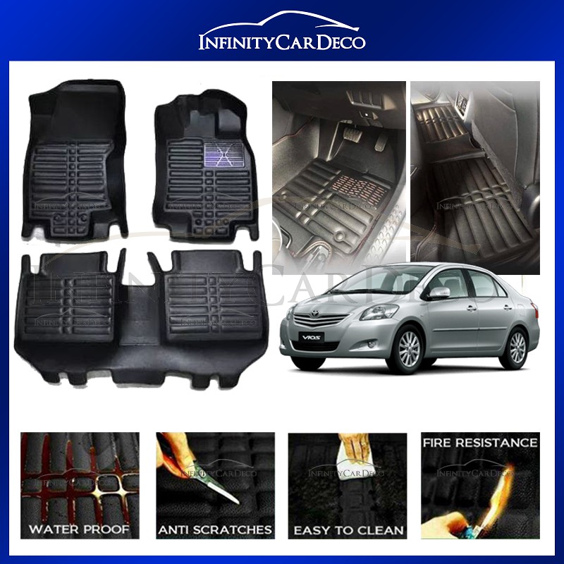 Toyota vios floor deals mat