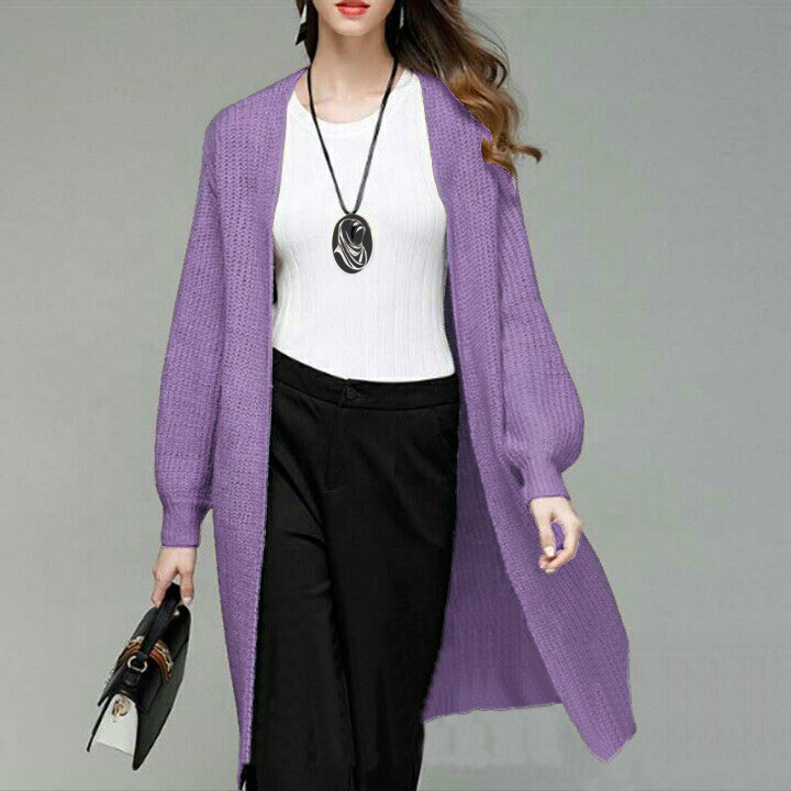 SHEIN LUNE Pl Size Women Casual Solid Color Drawstring Hooded Cardigan, Fall/Winter , Brown Cardigans In Women | SHEIN A