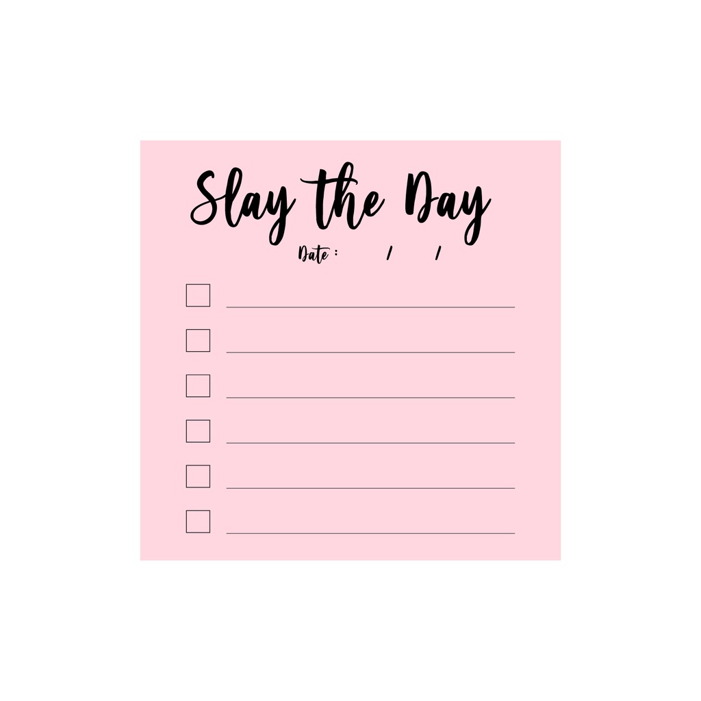 80pcs 80gsm To Do List Memo Pad / Reminder / Note Pad Shopee Malaysia
