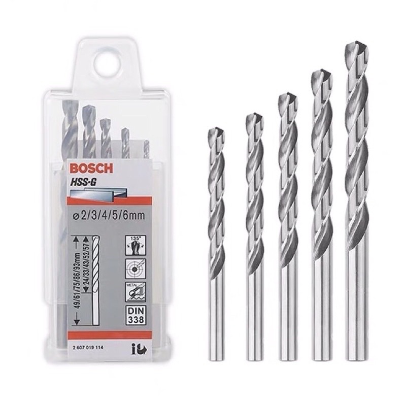 BOSCH HSS G Metal Drill Bit Mata Tebuk Besi 8mm 13mm Shopee Malaysia